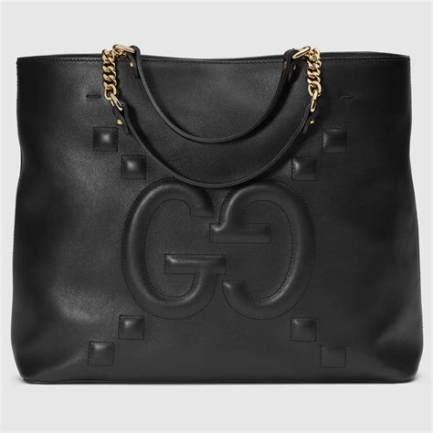 gucci embossed leather tote|gucci online exclusive tote.